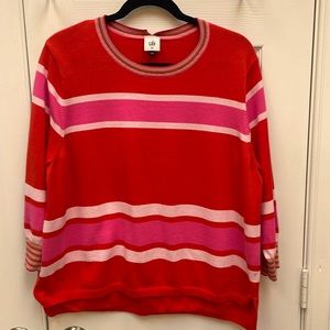 Cabi Cadet 3/4 sleeve sweater pullover style #6168 XL
